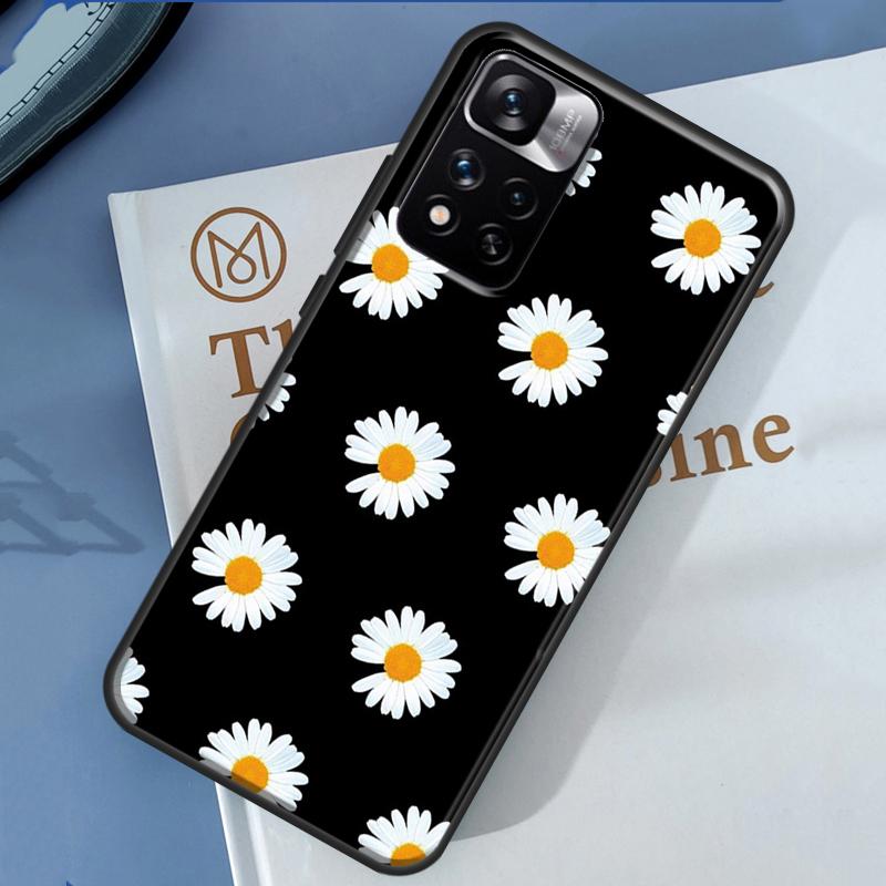 Daisy Flower Case For Xiaomi Redmi Note 14 13 11 9 10 12 Pro 9S 10S 11S 12S Redmi 10C 12C 13C 14C Cover