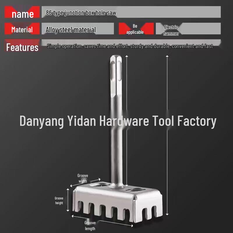 

Plumber s Slotting Tool: Square & Round Shank Hole Opener.
