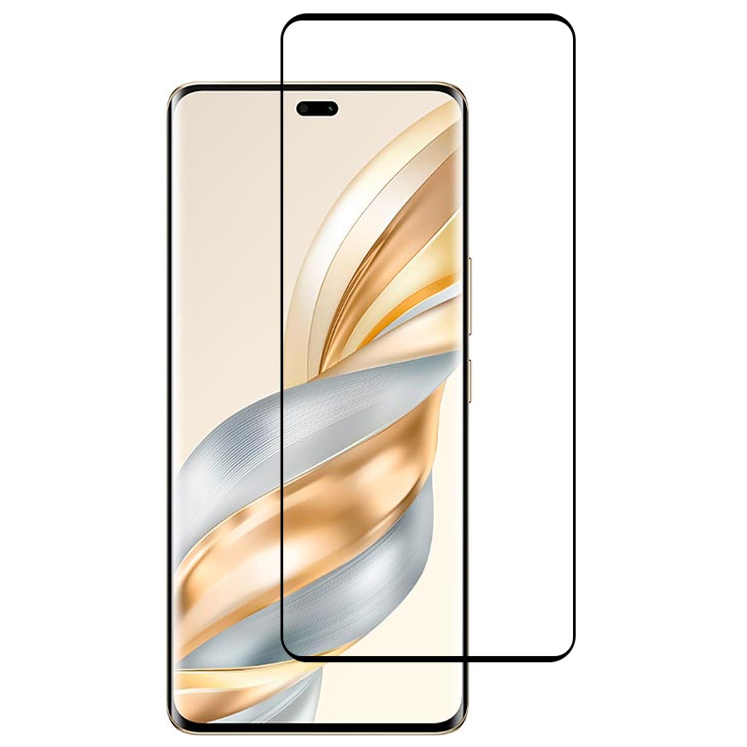 

For Honor X60 Pro 5G Silk Printing Screen Protector 3D High Aluminum-Silicon Glass Film Type A