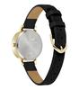 Authorized Distributor Olivia Burton Watch Ladies 24000222 3D Flower Midi Gold Black Leather [OLIVIA BURTON]