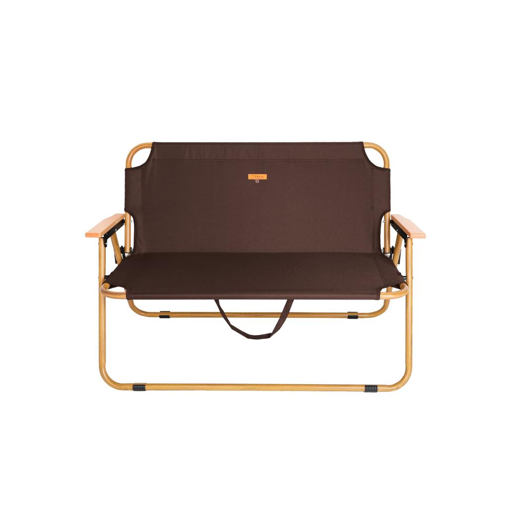 chummy bench chummy bench outdoor chair aluminum chocolate FREE S'more wood-like two-seater