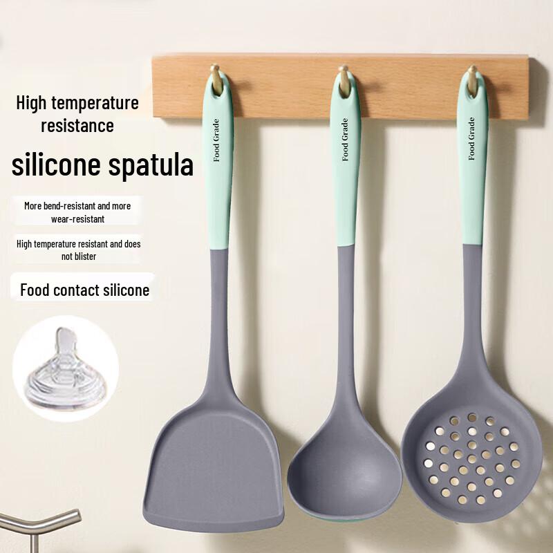 Silicone Kitchen Utensil Set for Non-stick Cookware