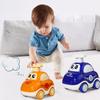 Baby Car Toy Inertia Cartoon Animal Engineering Vehicle Press Go Cartoon Truck Toys Pull Back Cars Toys for 1 2 3 Year Boys Gift