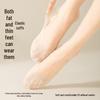 Women's Non-Slip Ice Silk No-Show Socks - Thin, Low-Cut, High-Heel Cotton Blend