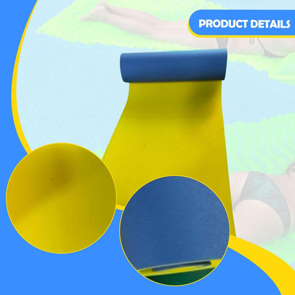 Wasserschwimmmatte Liegematte Wassermatte 1,8m x 0,55m Schwimmmatte Schwimmer