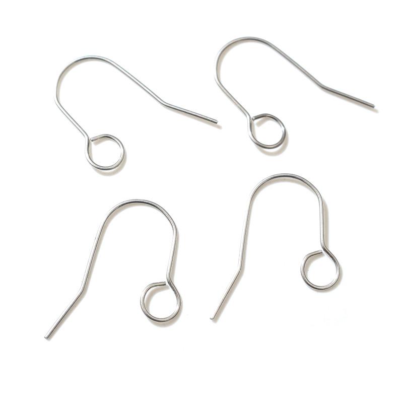 

Never Fade 100pcs 19x16/27x20mm Stainless Steel Gold Plated DIY Earring Findings Clasps Hooks Jewelry Making Accessories Earwire 19x16mm