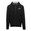 Aquascutum Mens Signature Embossed Full Zip Hoodie