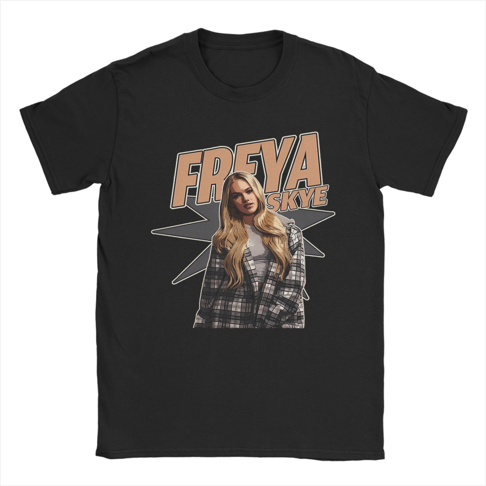 

Freya Skye T Shirt Summer Harajuku T Shirts Man 100 Cotton Comfortable Plus Size Clothes Short Sleeves Y2K Casual Tops S
