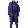 Adidas X Stella McCartney Collaboration Comfortable Warm Hooded Long Sleeve Jacket Women Jackets Purple FU3607