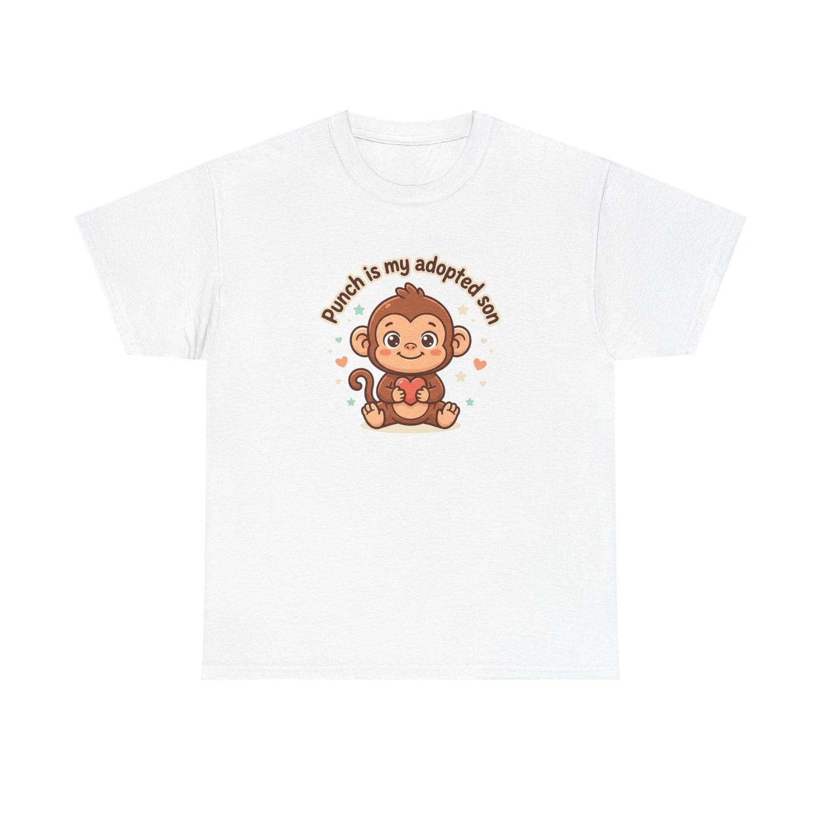 Adopted Son Monkey Tee | Cute Cartoon Monkey, Adoption Love 4XL
