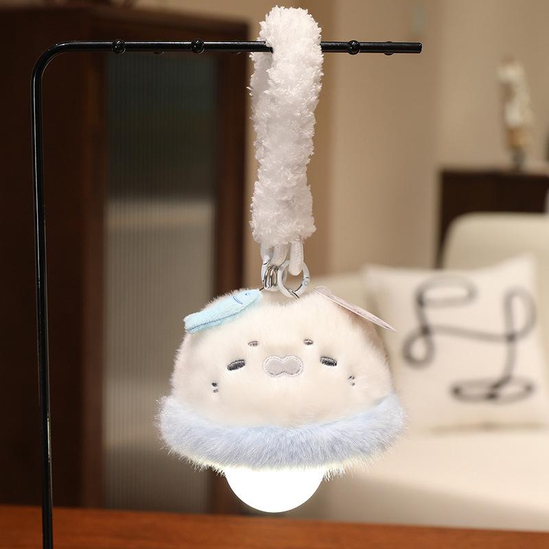 

Cartoon Animal Plush Hanging Night Light Usb Rechargeable 3 Gear Dimmable Cute Decorative Lantern For Dorm Bedroom Bedside