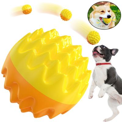 Juguete Interactivo para Perro Mascota con Pelota Sonido Limpieza Dientes Molares Cachorro Gato Juguetes Anti Mordida Entrenamiento IQ Producto para Masticar Para Perros Pequeños Grandes