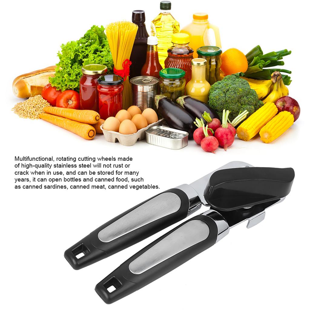 Edelstahl Dosenöffner Multifunktions Handdosenöffner für Glasflasche Küchenwerkzeug