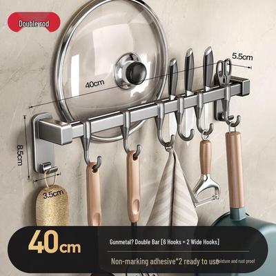 Skladovanie vecí – Závesné tyče pre kuchyňu