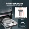 SucceBuy Full Automatic Cup Sealer Milk Tea Shop Electric Cup Sealing Machine with Digital LCD Panel for 9/9.5CM Bubble Tea