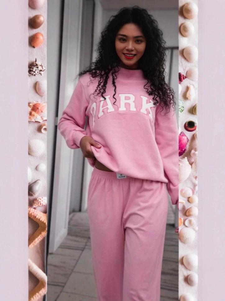 Unisex Embroidered Cotton Sweatshirt: Half-High Collar, Long-Sleeved for Autumn/Winter Sports