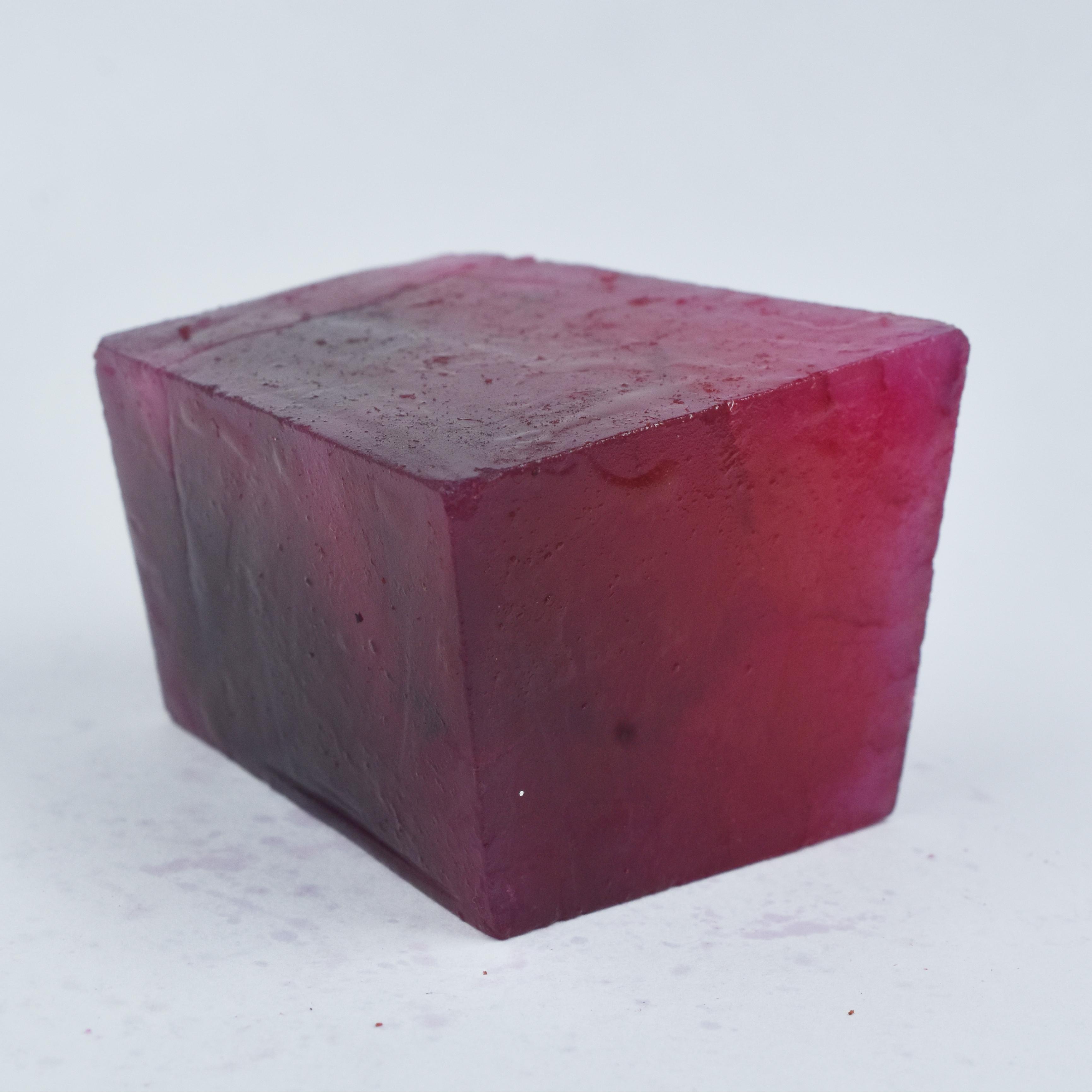 

Natural Red Ruby 639.2ct Raw Rough Certified Loose Gemstone 43.3 mm approx червоний