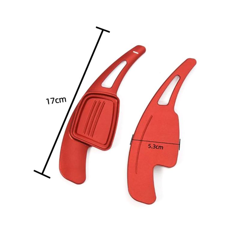 1Pair Car Steering Wheel Shift Paddle Shifter Aluminum Shift Paddle Blade For 17-19 A4L A6 A8 Q7 Tt Tts Extension Gearbox