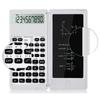10-Digit Digital Foldable Desk Scientific Calculators with an Erasable Writing Tablet Large Display
