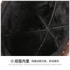 Middle and elderly winter cap pu leather hat men's old hat thickened warm ear protection hat grandpa dad hat