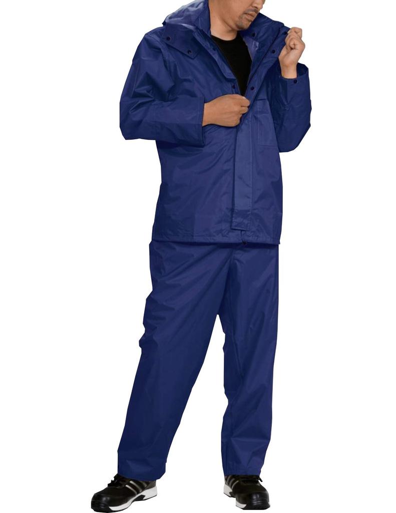 APt PRO AP300 Navy Work Rain Waterproof and Rainwear Size 5L Suit, Men's Water-Repellent Set,