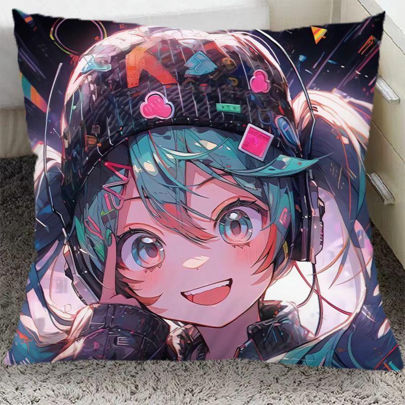Hatsune Miku Periféria Dvojrozmerný Vankúš Študentská Izba Animácia Spálňový Vankúš Obývacia Izba Pohovka Vankúš Narodeninový Darček