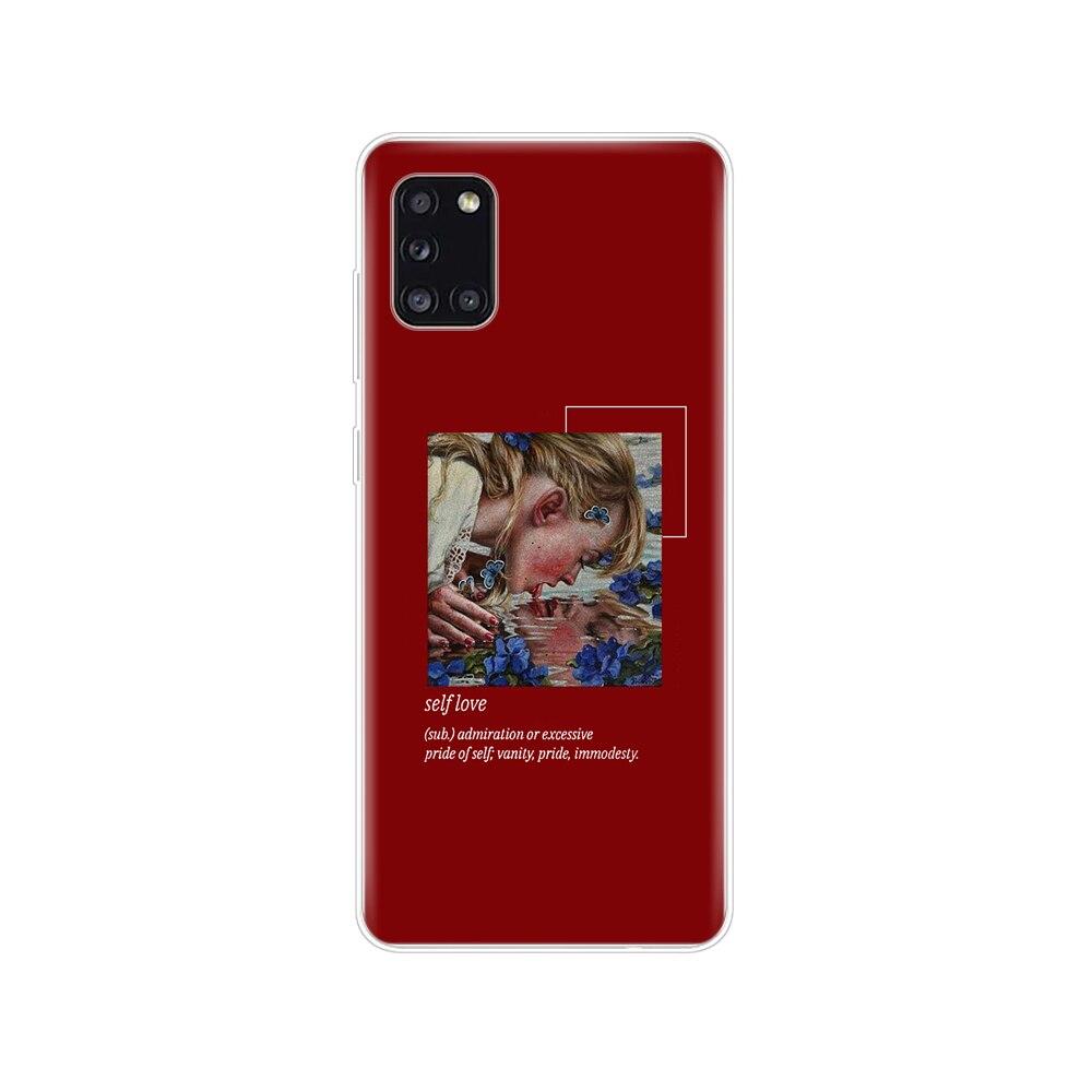 Fall Für Samsung Galaxy A31 Fall Für Samsung A31 EINE 31 SM-A315F 6.4"; Telefon Abdeckung Silikon Weiche TPU Coque Stoßstange Volle Schutzhülle
