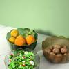 Multifunctional Large Capacity Fruit Basin Transparent Plastic Fruit Bowl Stackable Salad Bowl Fruit Tray Outdoor Tableware