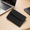Three Fold Wallet Multiple Card Slots Nylon Outdoor Sport ID Photo Holder Bag Storage Hanging Pouch