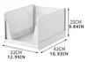 1PC Stackable Plastic Storage Basket Collapsible Clothes Storage Box Living Room Bathroom Kitchen Office Shelf Container 6 Size