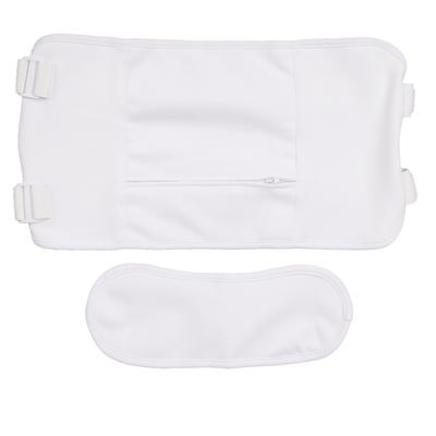 Castor Oil Pack Set White Reusable Washable Castor Oil Compress Wrap Set for Inflammation