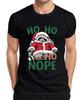 Ho Ho Ho Nope Raccoon Christmas Santa Claus Funny Gift Unisexs Tshirt