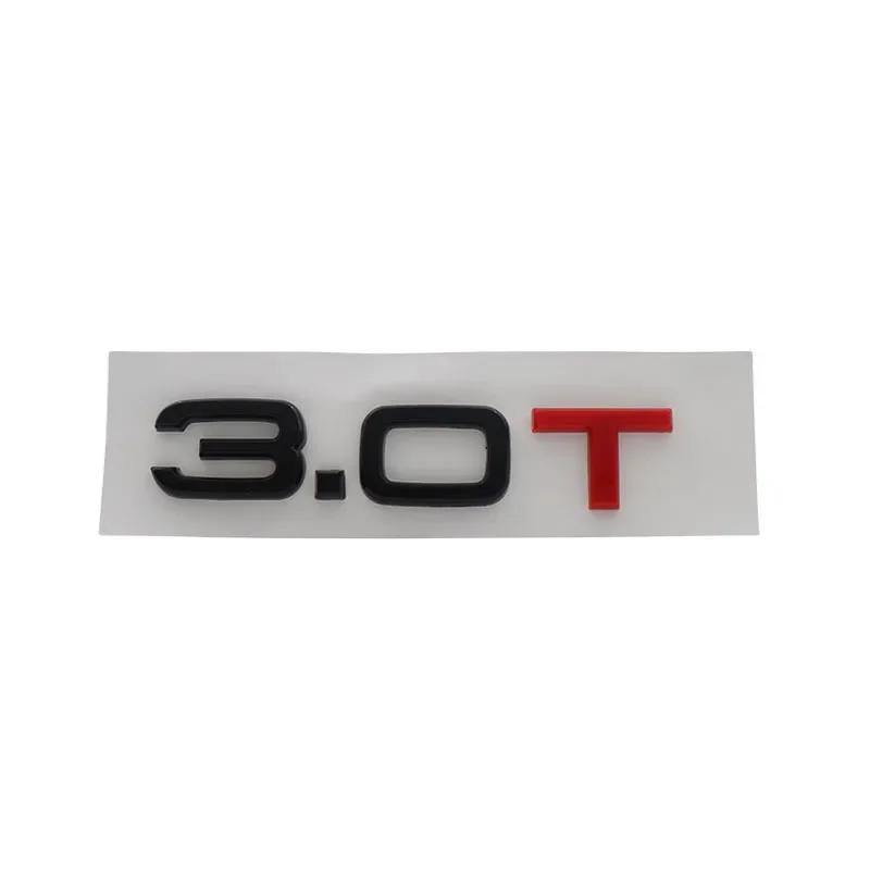 AAWC1 3D 2.0 T 2.0T 3.0 T 1.8T Letters compatible compatible for A3 A4 A5 A6 A7 A8 Q2 Q3 Q5 Q7 Q8 car Engine Fender trunk Rear Decal Emblem