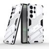 Suitable for Samsung S25Ultra Punk Anti Drop Phone Case and Samsung S25 Edge Multi Functional Stand Protective Case