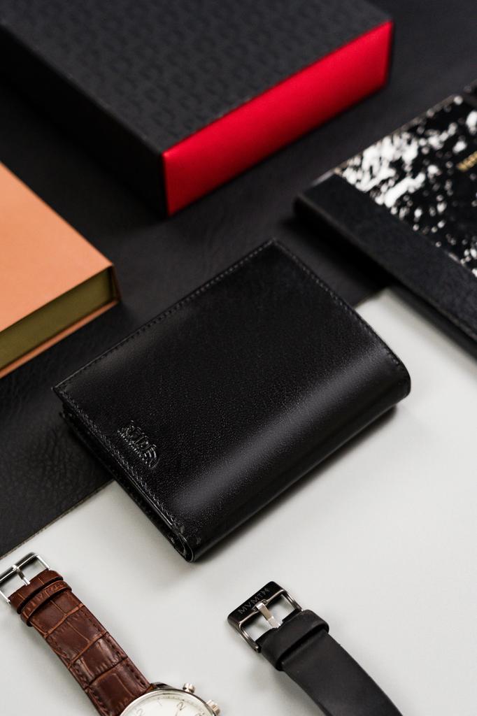 PTN Leather Wallet PTN 317-PR 2-1-1-2152 Black