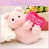 Premium Elephant Quality Plush Toy With Heart Design Charming Pig Doll Great For Celebrations Love