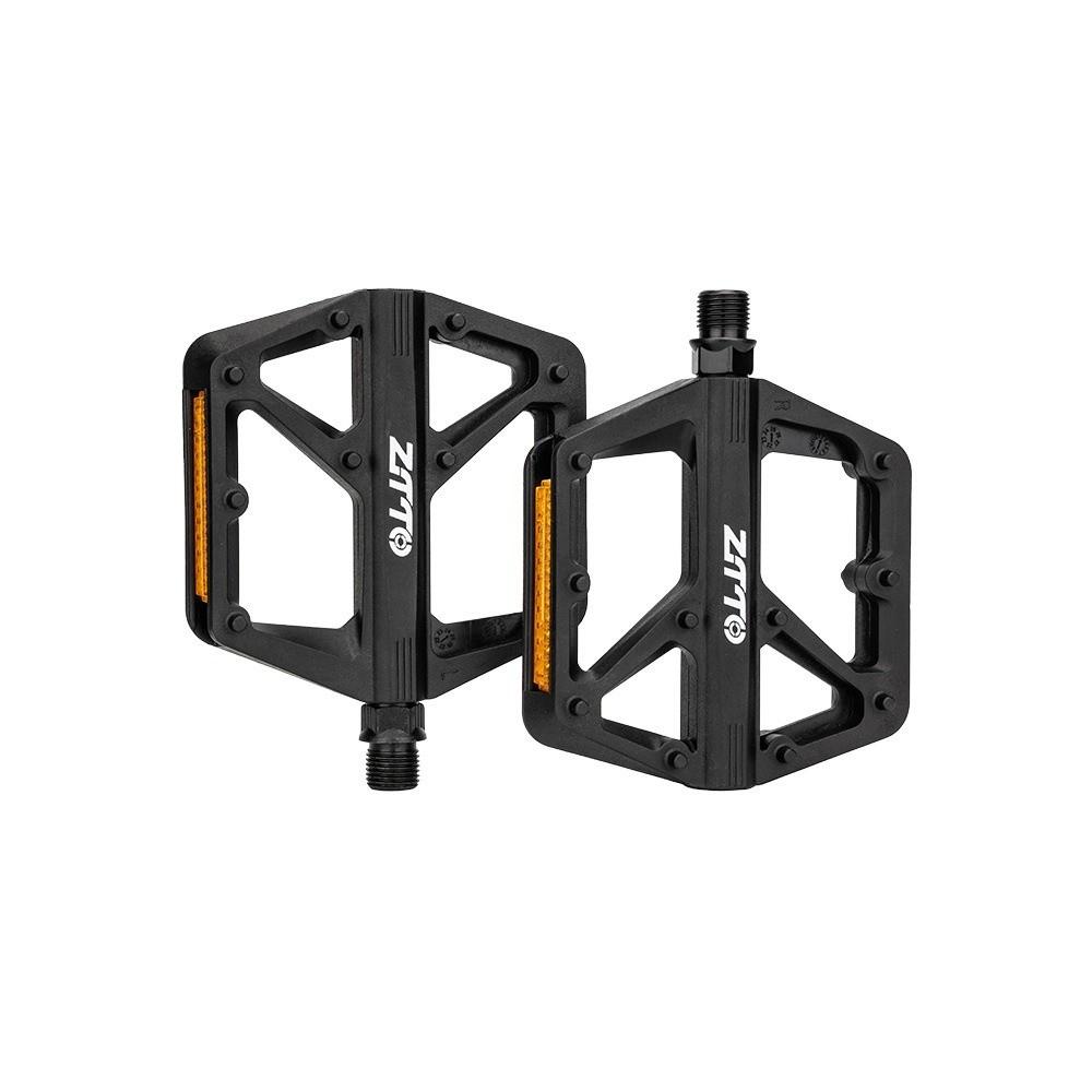 

1 Pair ZTTO Bicycle Platform Pedals Double DU Bushing Cycling Pedals Riding Accessories