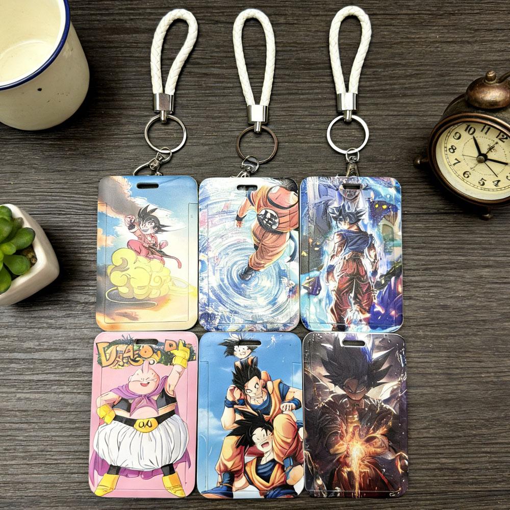 Anime Characters Card Holder Lanyard Key Ring ID Credit Bus Card Cover Hang Rope Lariat Lanyard Key Rings Fans Presents