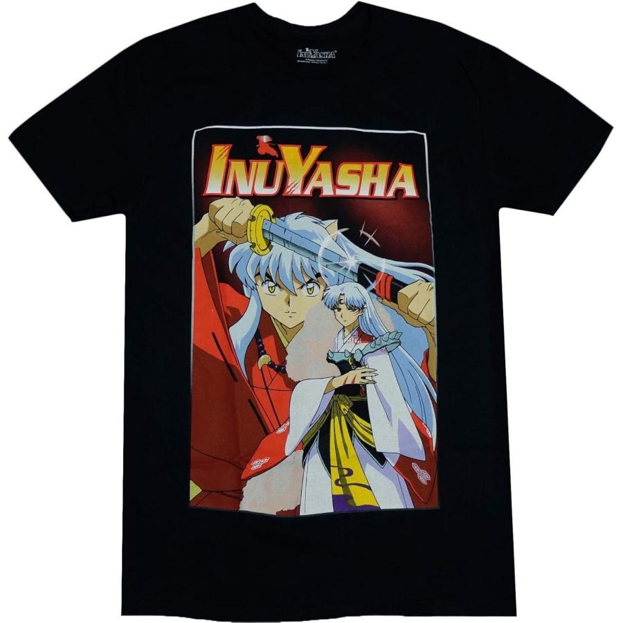 Inuyasha and Sesshomaru Anime Officially Licensed Adult Unisex Graphic T-Shirt XXXXXL чёрный