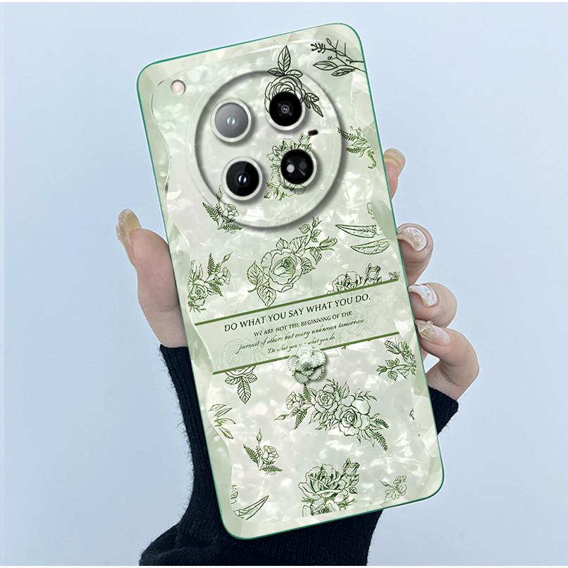 For Infinix Zero 40 4G 5G Phone Case X6861 X6860 Cover Fashion Simplicity Oil Painting Floral Soft Silicone Shell Zero40 Fundas