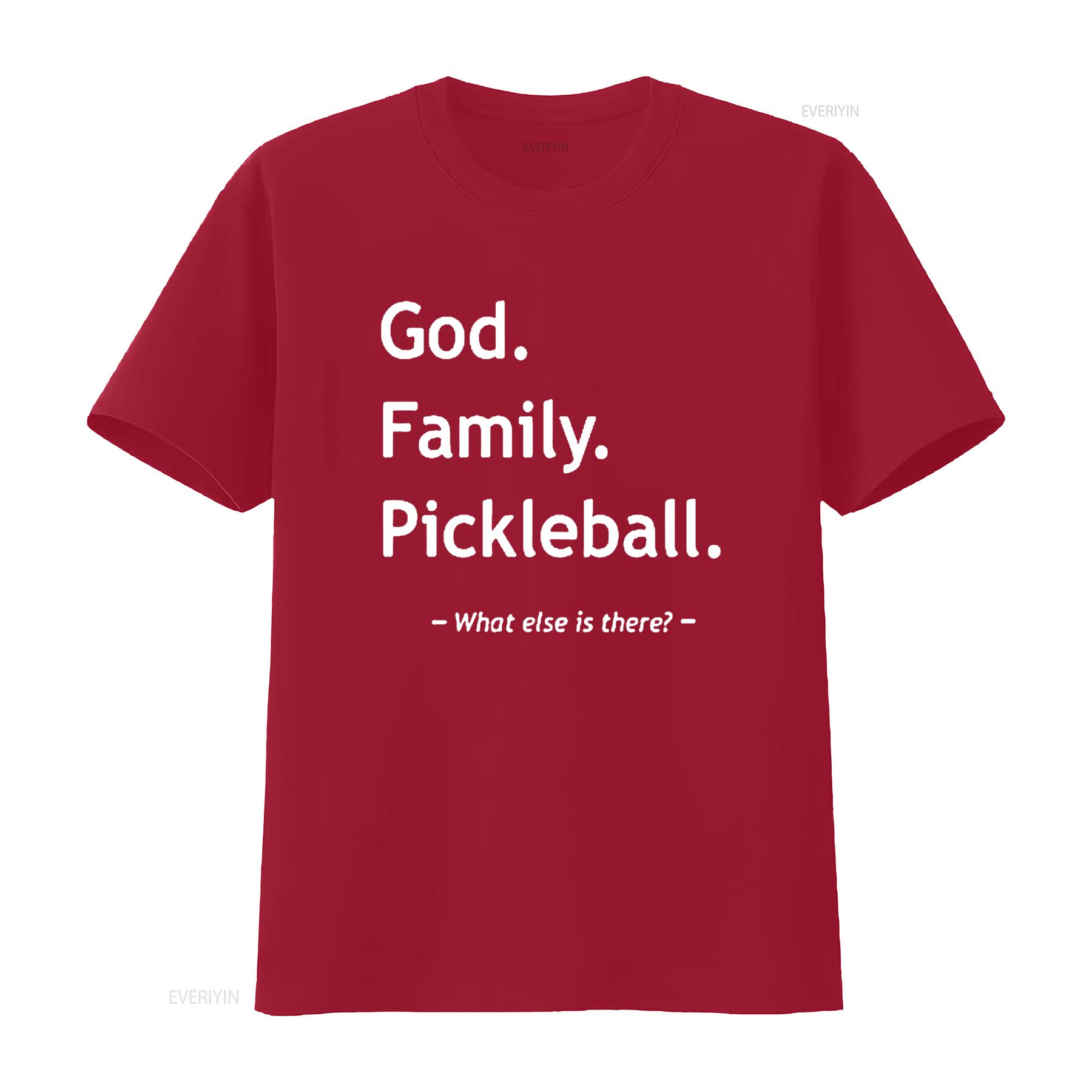 

Mens Christian Faith Christianity God Family Pickleball T Shirt Black XL vintage Washed Versatile Stretched Soft fashion S