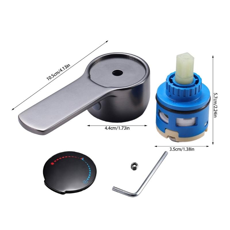 Universals Single Handle Bathroom Faucet Levers Replacement Aluminium Alloys Handle Basins Mixer Faucet Tap