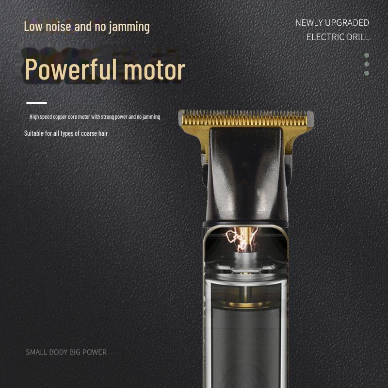 Detachable Electric Hair Clipper & Styling Set with T9 Carving Scissors.