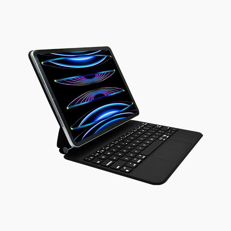 

2025 Magic Bluetooth Keyboard for iPad Pro 11/Air M2 with Magnetic Suspension 11-inch Pro (2018-2022) чорний