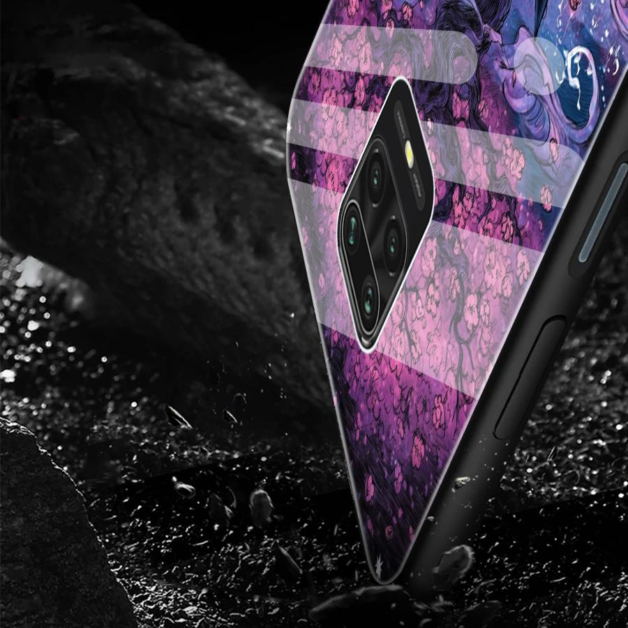 Glass Case for Xiaomi Redmi Note 15 14 Pro 12 13 10 12S A1 10S A2 Plus A5 11 Luxury Phone Cover Gengar Pokemon Cool