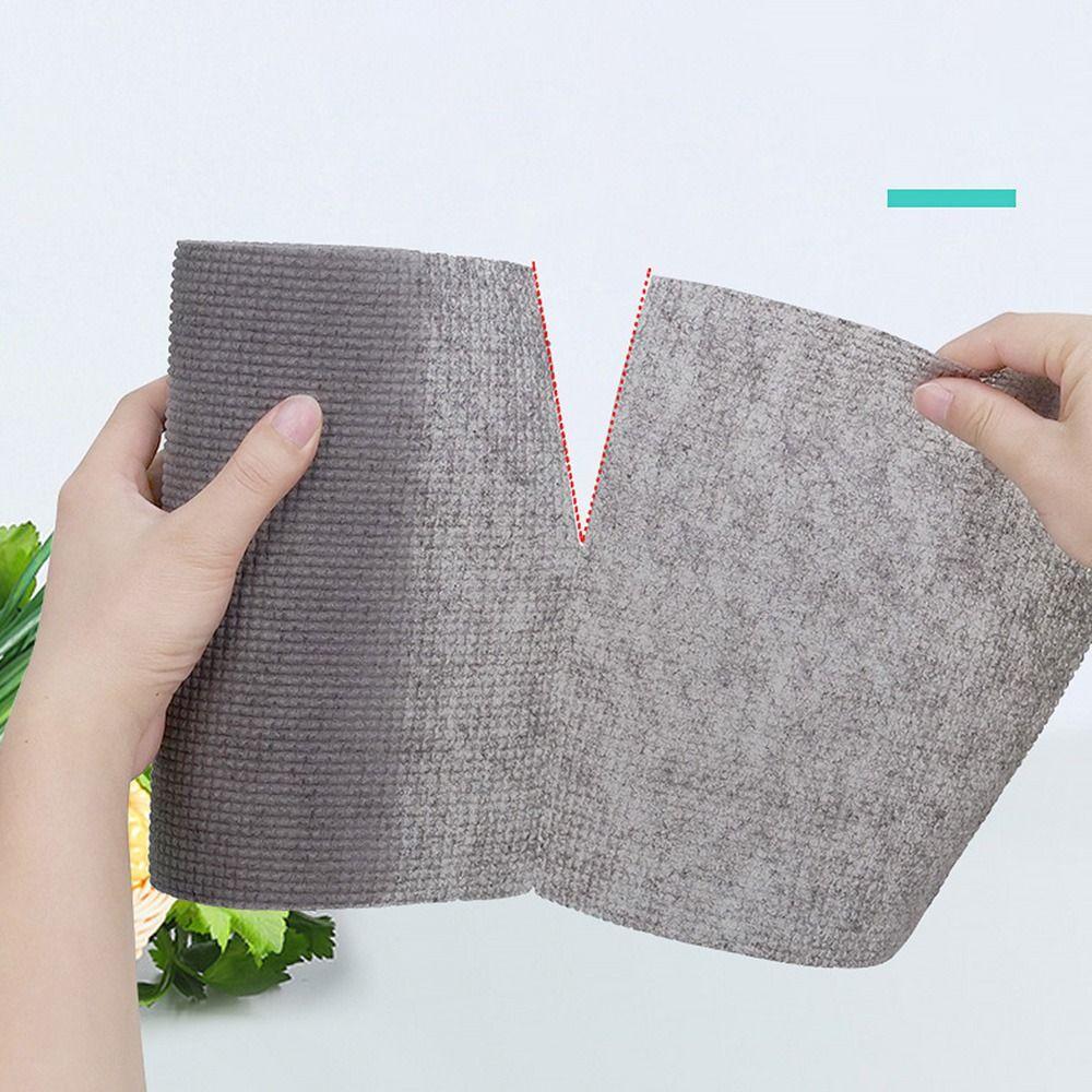 20 ADET/Rulo Yedek Yapışmaz Yağlı Bulaşık Bezleri Yeniden Kullanılabilir Mutfak Temizliği Bulaşık Bezi
