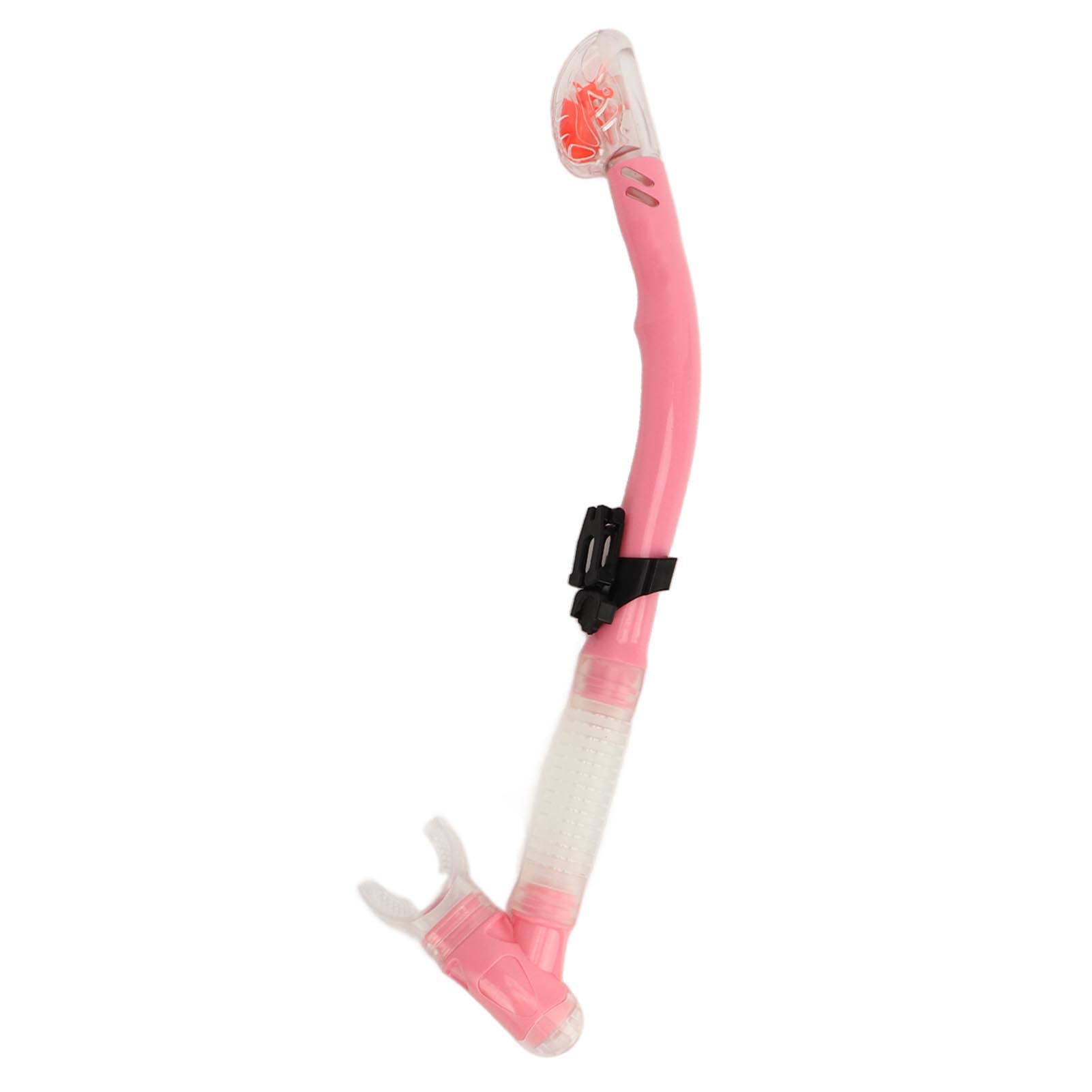 Dry Snorkel Tube PVC Silicone Easy Breath Lightweight Swimming Snorkel Tube for Diving Enthusiast розовый