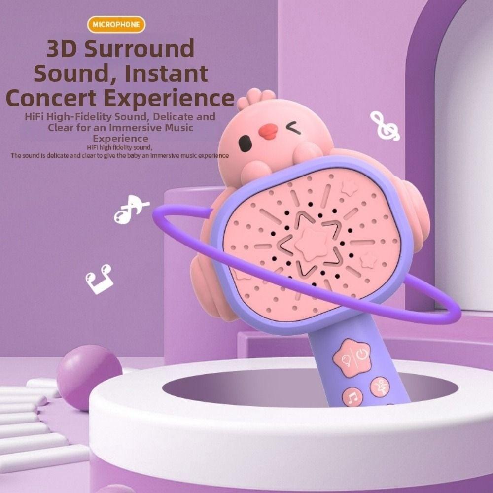 Multistyles Karaoke Toy Plastic Children Cute Microphone High Quality Children Singing Machine