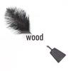 Fun Ostrich Feather Teasing Stick with Diamond Bowknot