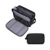 Men's Large Capacity Splash-Proof Toiletry Bag: Travel & Swim Cosmetic Organizer, Twill Fabric, Customizable Logo